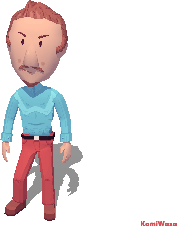 Mother 3 Duster Wall Staples Low Poly By Kamiwasa - Mother 3 Duster Wall Staple (640x480)