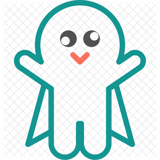 Boo Emoji Icon - Ghost (512x512)