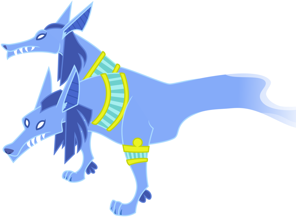 Ghost Dog By Ambassad0r - Mlp Creature Vector (1024x753)