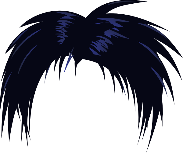 Crazy Hair Clipart - Illustration (600x502)