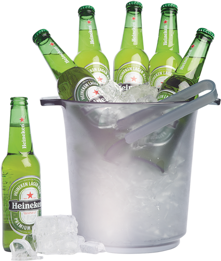 Heineken Internacional De La Cerveza El Vino Corona - Beer Ice Bucket Png (700x700)