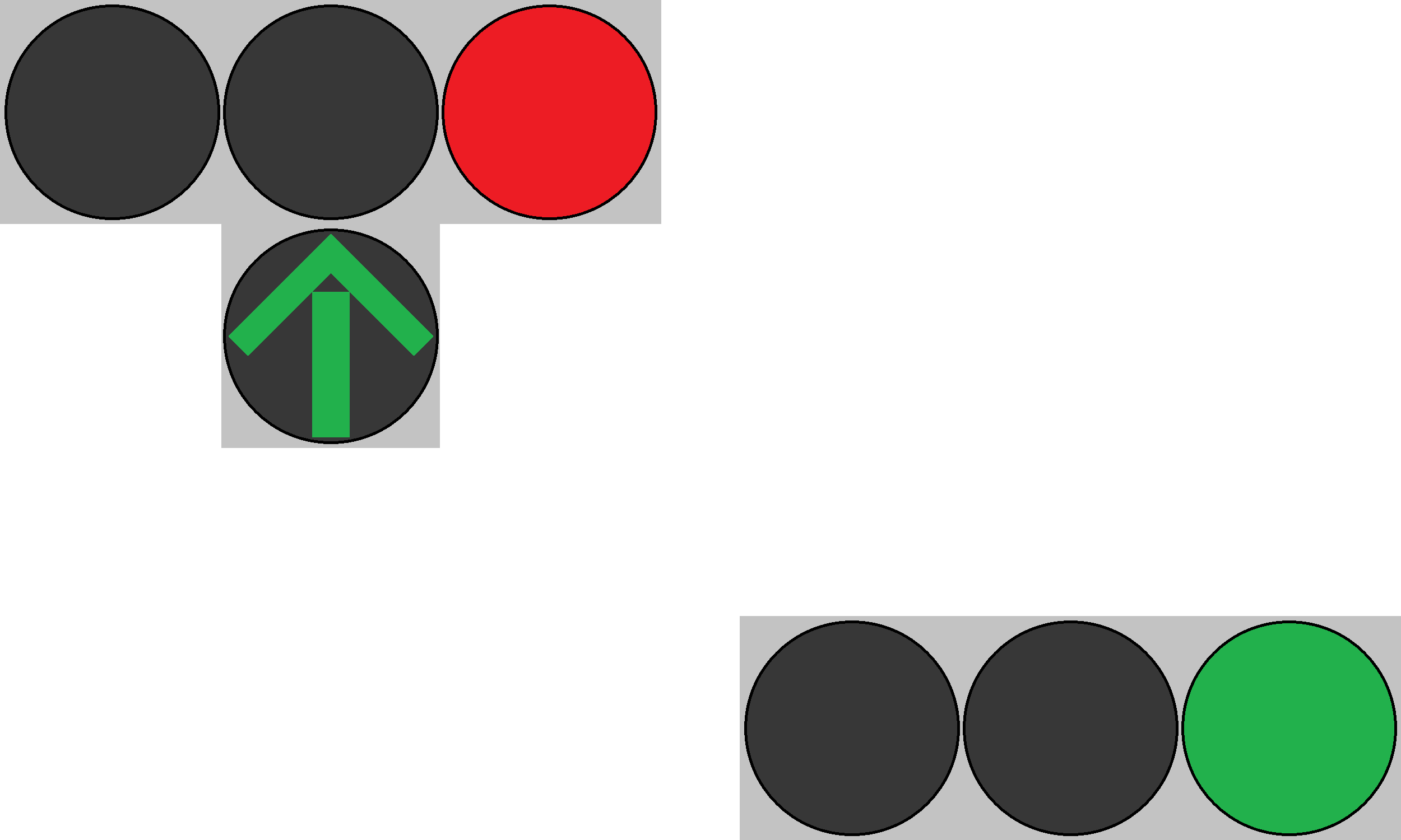 Traffic Light Clipart Animated Gif - 4 On Gif Traffic Lights (2500x1500)