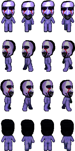 Ao Oni Games And Fan Made Versions Fandom Powered By - Rpg Maker Xp Ao Oni (256x512)