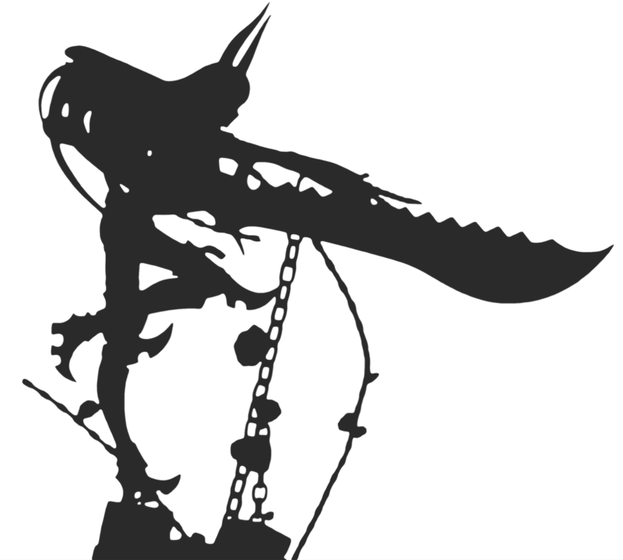 Black Gold Saw Figure Shadow By Ondori-kun - Silhouette (894x894)