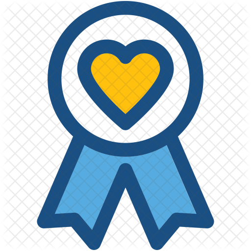 Love Badge Icon - Medal (512x512)