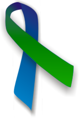 Green Blue Ribbon - Green Blue Ribbon (300x448)