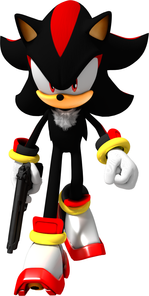 Shadow The Hedgehog By Jogita6 - Shadow The Hedgehog Png (620x1232)