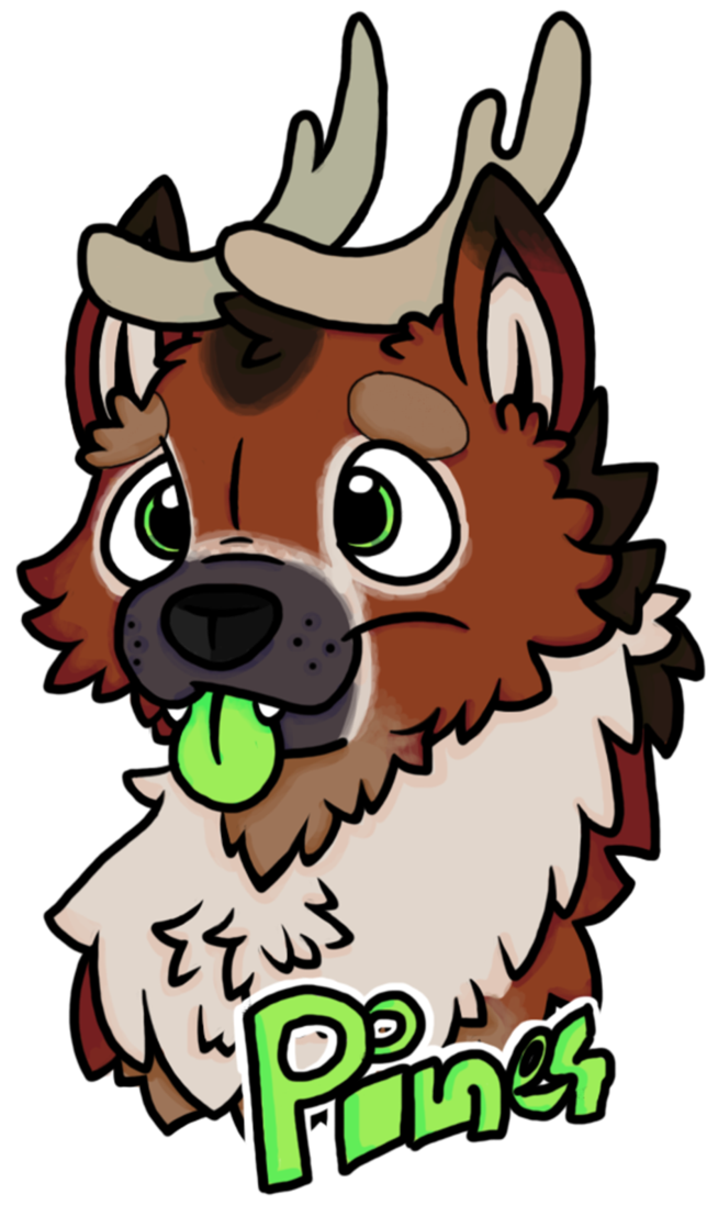 Pines Fursuit Badge By Shoni-studios - Cartoon (708x1127)