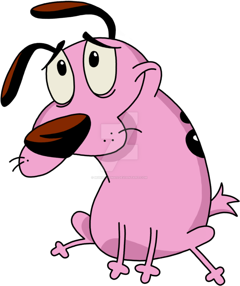 Courage The Cowardly Dog - Courage The Cowardly Dog (800x1000)
