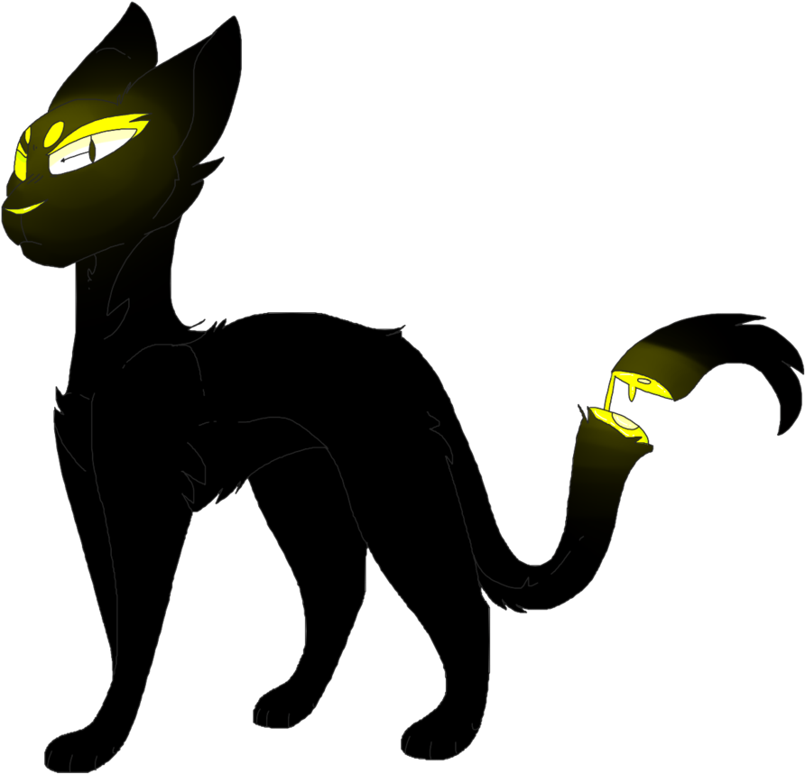 The Shadow Queen By Blood-pelt - Black Cat (1024x1017)