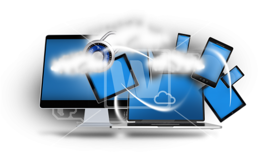 Cloud Network Png - Graphic Design (550x371)