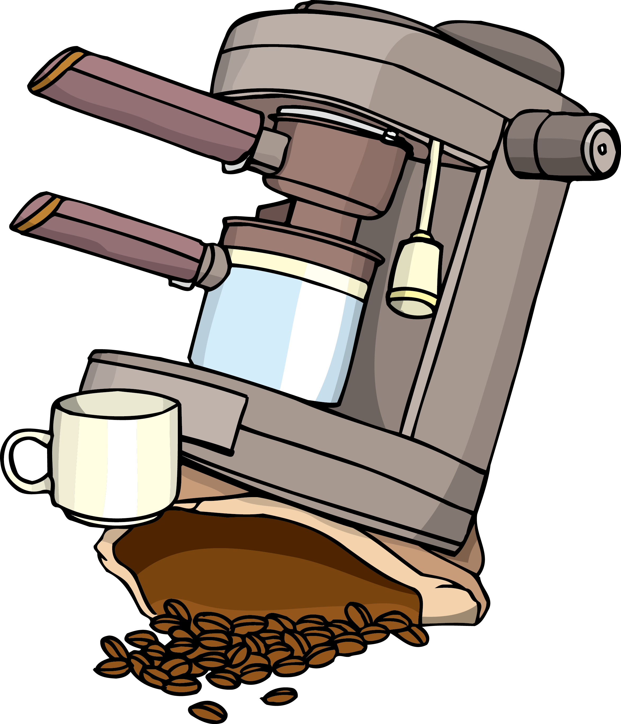 Vector Coffee Machine Material - Coffee (2347x2738)