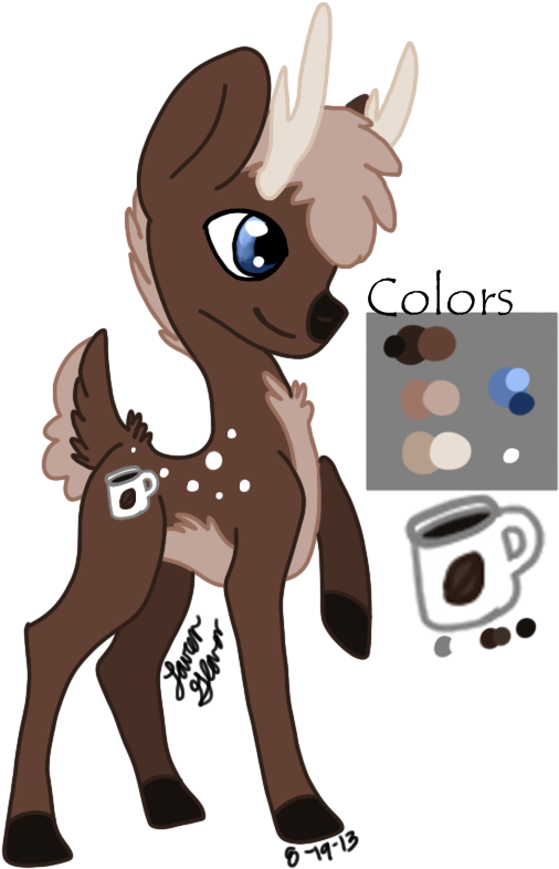 Deer Coffee - Thumb - - Mlp Oc Coffee (543x816)