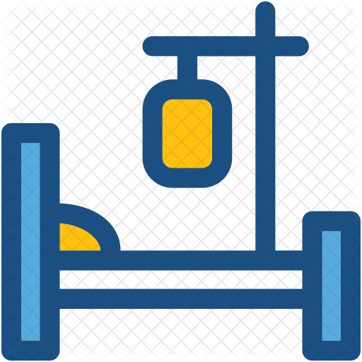Hospital Bed Icon - Hospital Bed (512x512)