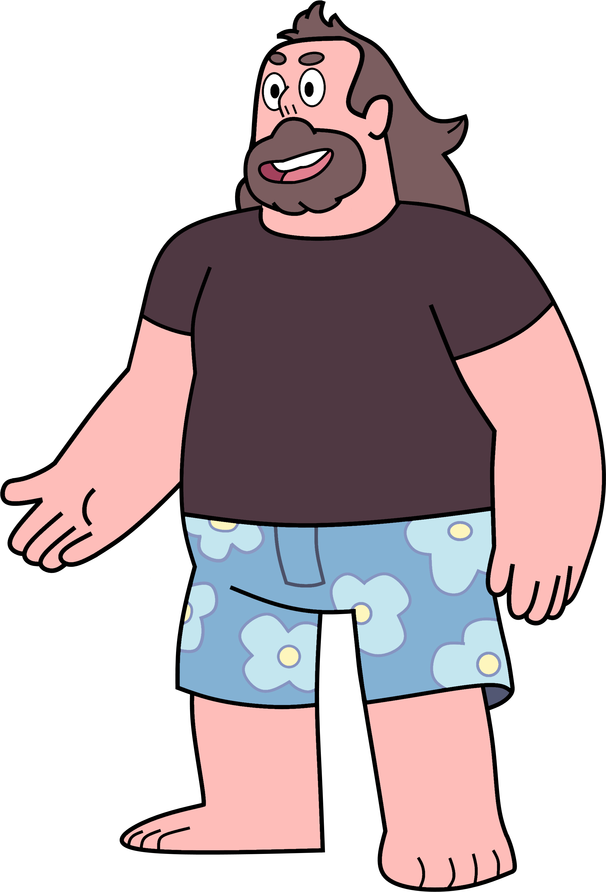 Jontron If He Was An Old Balding Cartoon Dad - Greg Universe (2651x3800)