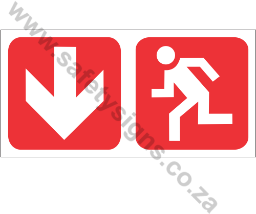Fire Exit Safety Sign - Safety Signs South Africa (499x499)