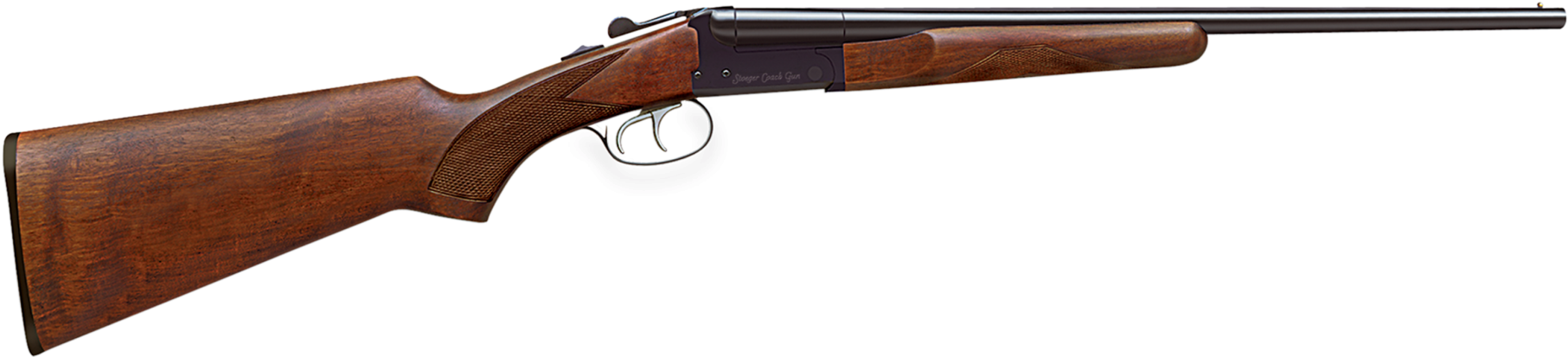 Drawn Shotgun Shot Gun - 12 Gauge Stoeger Coach Gun (2000x704)