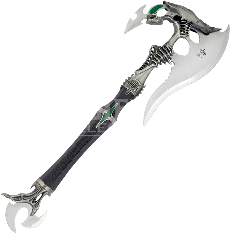 Alien Head Fantasy Axe - Medieval Axe (850x850)