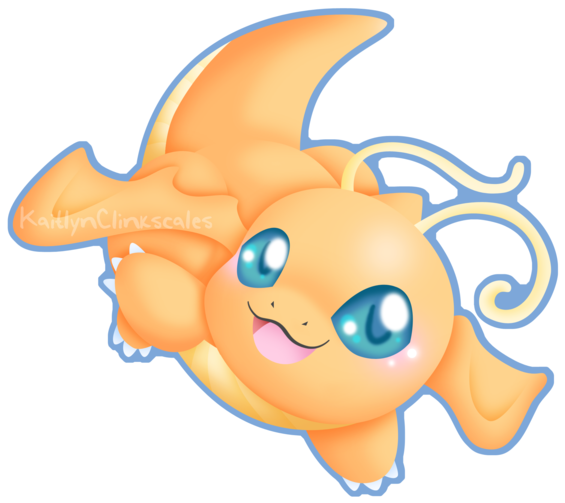 Dragonite V2 By Clinkorz - Pokemon Cute Dragonite (600x600)