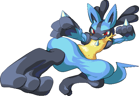 Pokemon Lucario Riolu Crying Images - Lucario Png (464x320)