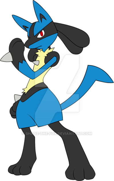 448 Lucario By Shadz The Fox - Pokemon Fox Lucario (400x632)