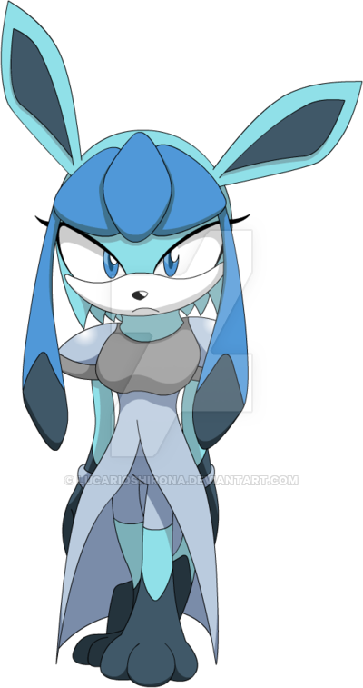 Frozel The Glaceon By Lucarioshirona On Deviantart - Art (400x757)
