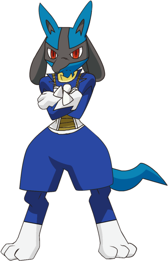 Lucario Pokemon Db Images - Pokemon In Saiyan Armor (894x894)