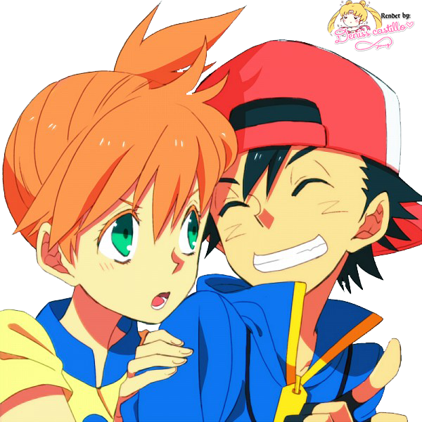 Render / Misty X Ash / Pokemon By Utsutsu-chi - Pokemon Misty X Ash (600x600)