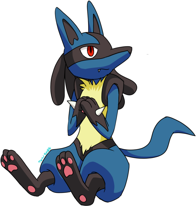By Twilishady - Lucario Cute (800x853)