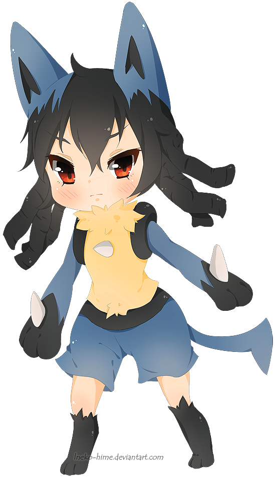 Pokemon Female Lucario Images - Lucario Girl (600x960)