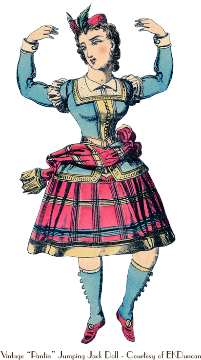 When These "pantins" Were Originally Created, What - Pantins (437x750)