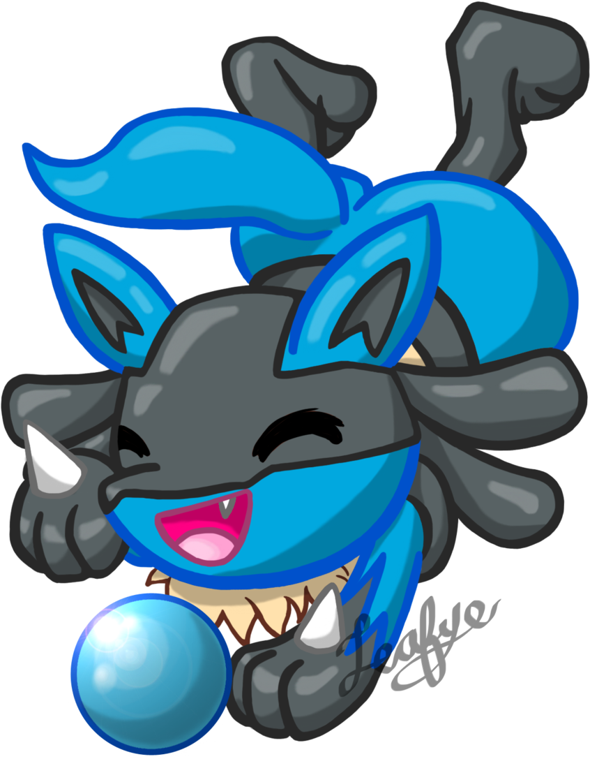 Commission Me - Chibi Lucario (900x1165)