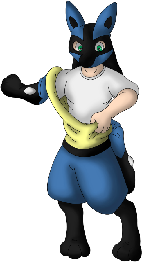 Lucario - Lucario Fursuit (900x900)