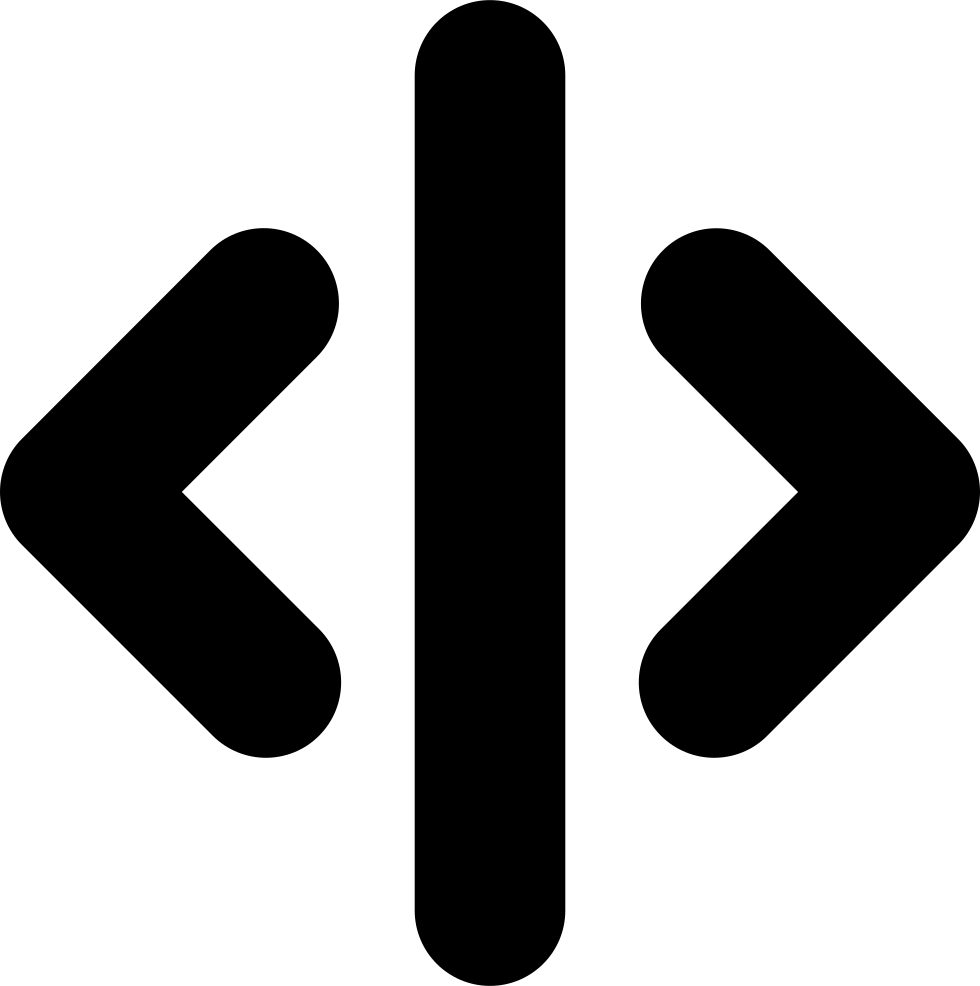 Right And Left Arrows With Vertical Line In The Middle - Separation Icon (980x986)