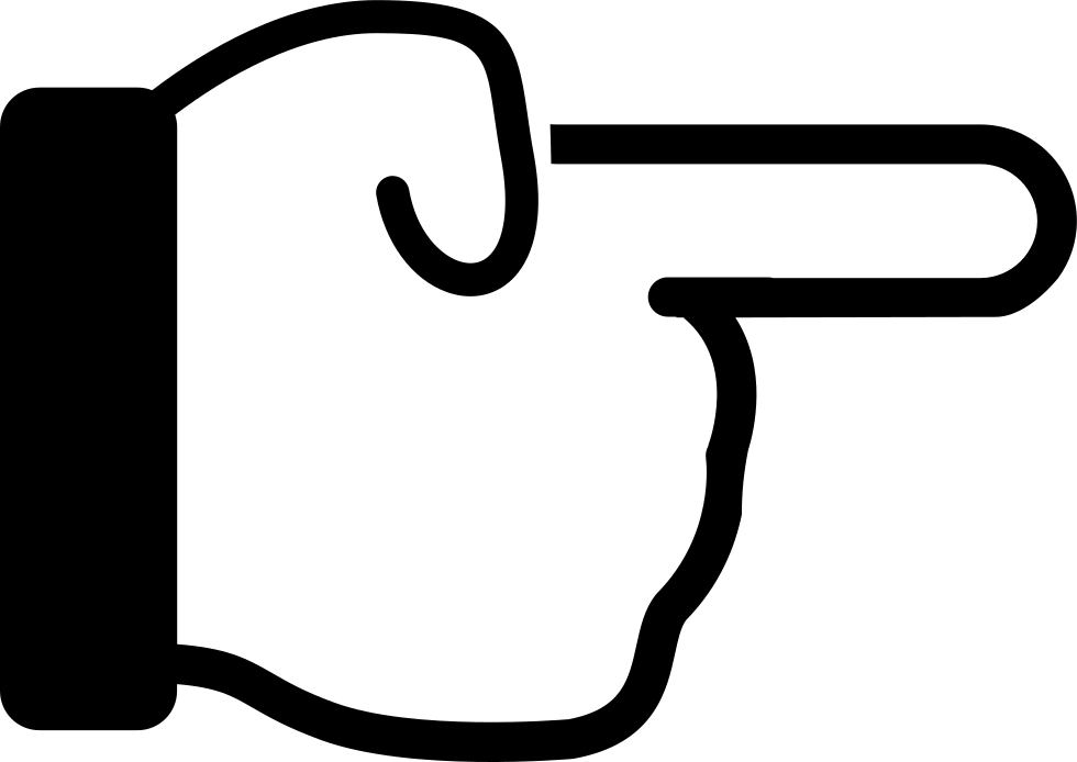 Hand Finger Pointing To Right Comments - Flecha Apuntando Ala Derecha (980x694)