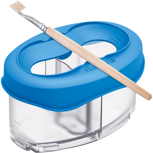 Water Container Space ® Blue - Pelikan Wasserbox Für Deckfarbkasten Space+, Pink (587x587)