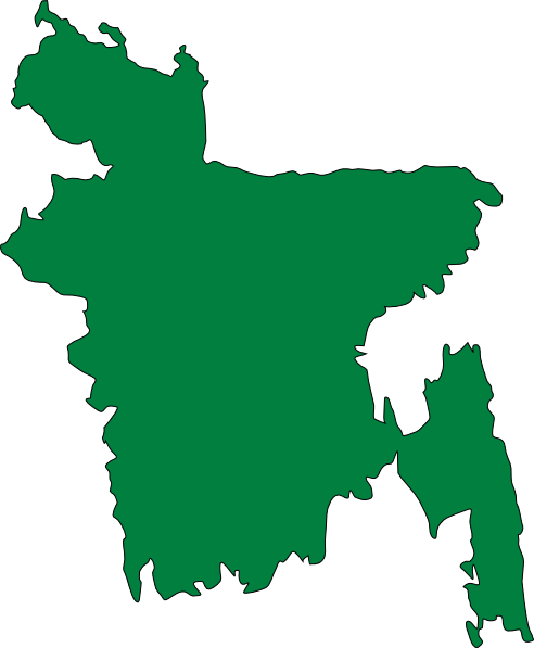 Bdmap Clip Art At Clker - Bangladesh Icon (492x597)