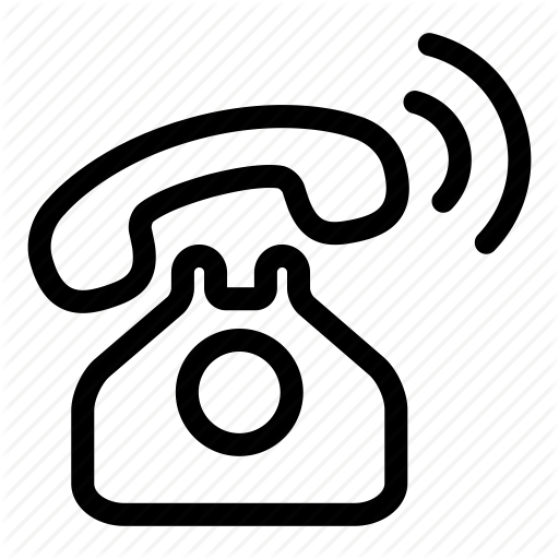 Old Phone - Old Phone Drawing Png (512x512)