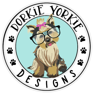 Dorkie Yorkie Designs - Cartoon (400x399)