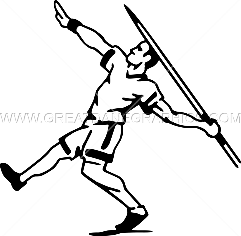 Javelin Thrower - Javelin Throw Clip Art (825x808)