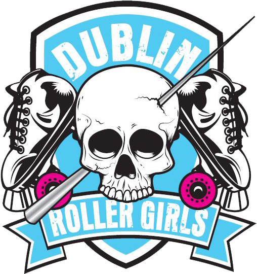 Dublin Roller Girls, I Really Like The Logo - Roller Derby Team Logo (536x586)