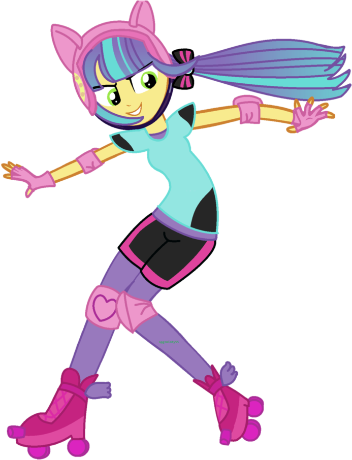 Spgzminty55, Equestria Girls, Friendship Games, Pixel - Cartoon (875x913)