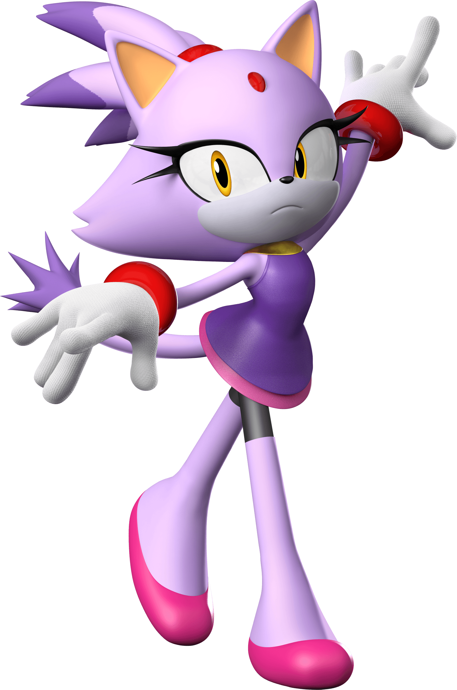 Blaze The Cat Plying Ballet - Blaze Mario Sonic Olympic Games (1606x2421)