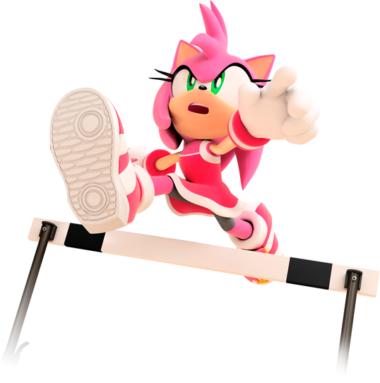 Amy - Amy Mario And Sonic At The Olympic Games (538x542)