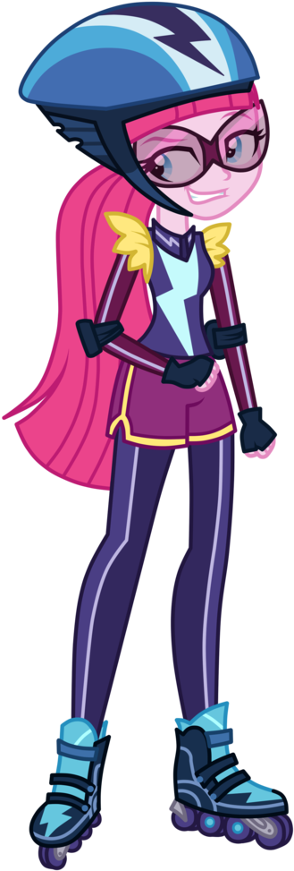 Alternate Universe, Artist - Equestria Girls Au Shadowbolts Pinkie Pie (527x1024)