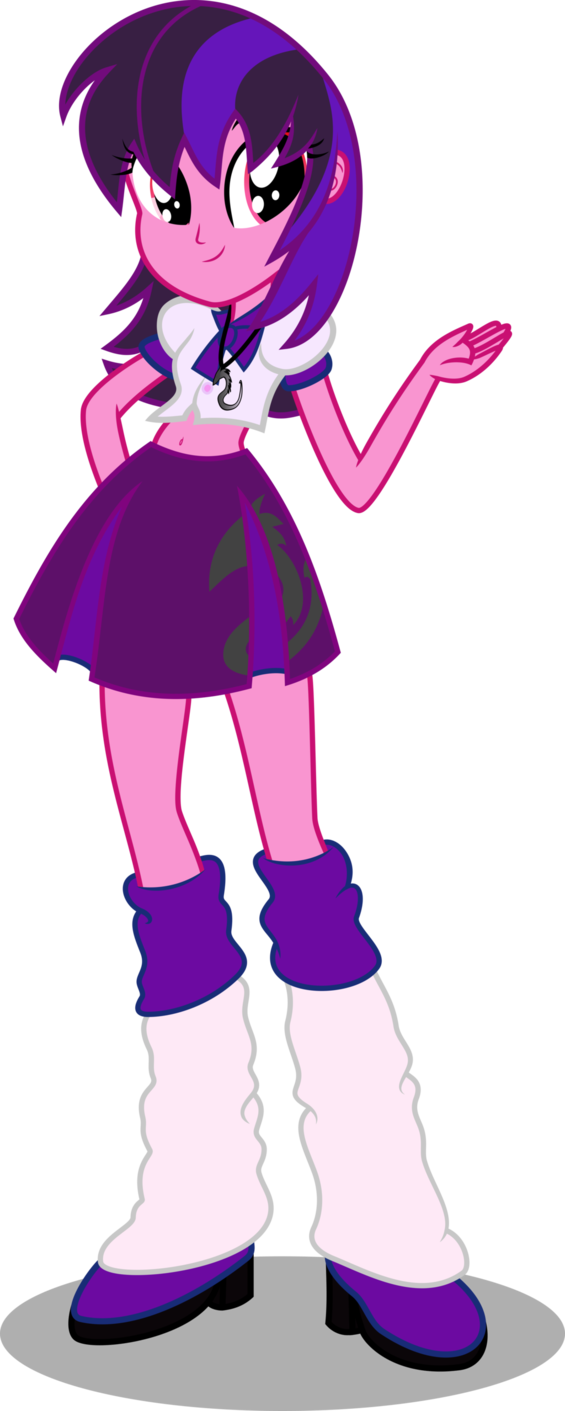 Dragon Star Equestria Girls Form By Floofpuppy-64 - Applejack (565x1411)