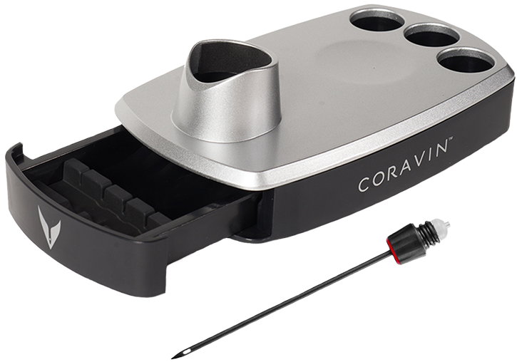 Pedestal Base Faster Pour Needle Kit - Coravin Pedestal Base And Faster Pour Needle Set (800x800)