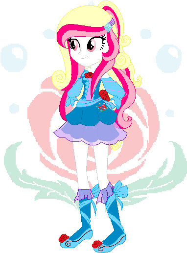 Sparkling Roses Equestria Girls By Elisawhite - My Little Pony: Equestria Girls (440x572)