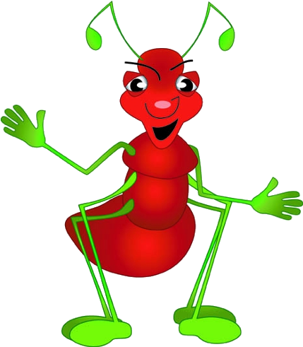 Red Ants Cartoon Pictures - Comic Ant (500x500)