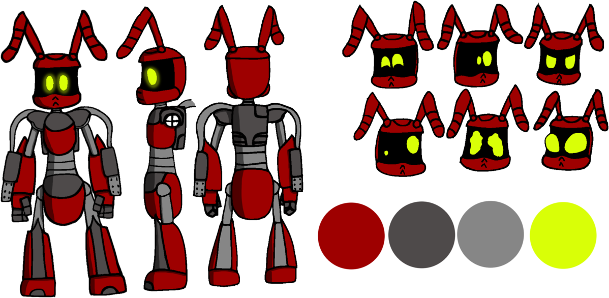 Click The Ant Ref By 0-0master - Cartoon (1245x642)